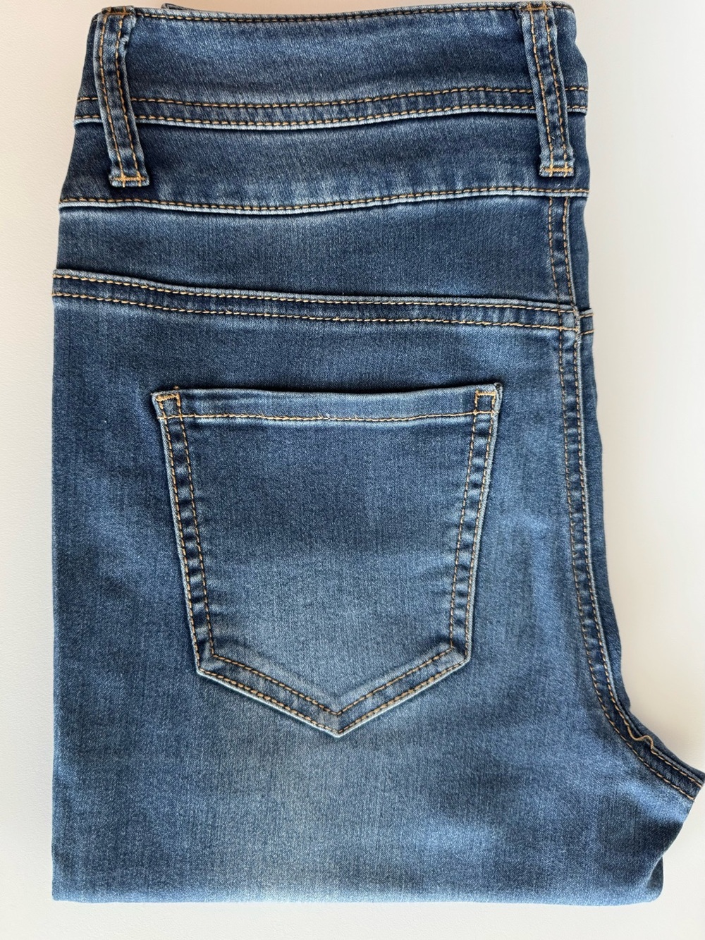 Tinseltown Girls’s Medium Blue High-Rise Stretch Jeans
